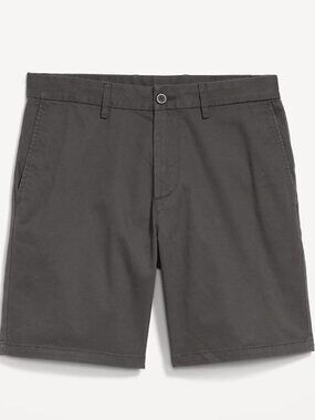 Old Navy Slim Built-In Flex Rotation Chino Short Dark Grey 8" inseam Sz 38W NWT